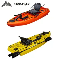Ithal PE sert plastik Roto kalıplı pedallı bot Kayaks