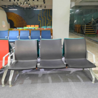 Chaises d'attente d'hôpital modernes de haute qualité personnalisées, 1 à 5 places, en PU, écologiques, pour salle à manger, école, gymnase, clinique, dentiste