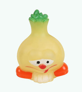 Toptan köpek çiğnemek oyuncak Pet kaynağı sebze şekilli vinil gıcırtılı köpek oyuncak - Product Image 5