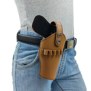 Funda de Pecho de Cuero 2025 de Extracción Rápida para Pistola, Estilo Táctico Occidental, Accesorios para Paquete de Fundas de Pistola, Hecho en China - Product Image 6