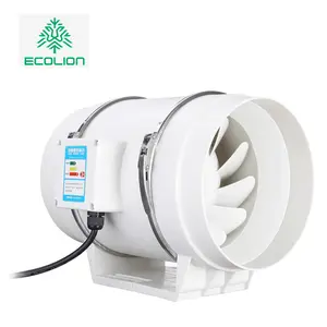 4 5 6 8 Inches Low Noise Extractor Axial Mixed Air flow In line Duct Grow Tent Fan
