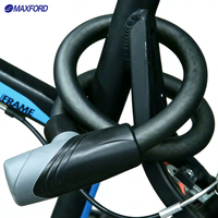 MAXFORD Cadenas à câble en acier pour vélo, cadenas de vélo durable et antivol, accessoires de vélo, cadenas robuste pour moto