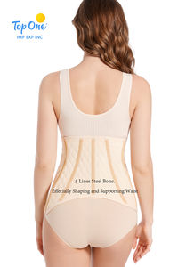 Top OneWholesales Adjustable Postpartum Recovery Belt 2 in 1 Gauze Waist Slimming Belly Wrap Postpartum Trimmer - Product Image 2