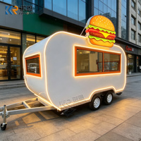 Chariot alimentaire au design créatif, cuisine mobile pour café, jus, en-cas, chariot alimentaire extérieur