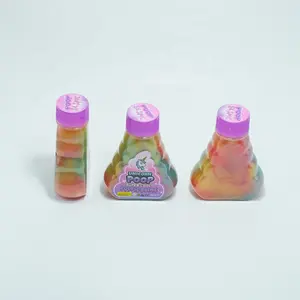 Nuovo arrivo misto di colori arcobaleno slime stucco cacca a forma di unicorno divertente liquido slime per bambini FAI DA TE che scorre slime EN71 ce