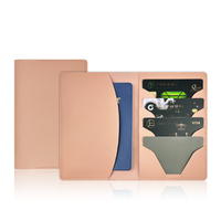 Nouvelle Pochette de Voyage Unisexe en Similicuir pour Passeport, Porte-Passeport à Quatre Emplacements, 11 Couleurs, Housse de Protection pour Passeport