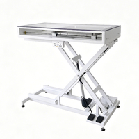 Table de radiographie électrique EUR VET pour vétérinaires, plateau en polycarbonate, tiroir coulissant à 4 voies, capacité de 17x17 détecteurs, robuste