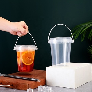 Cốc PP Dùng Một Lần Hộp Đựng Nước Ép Trái Cây Bằng Nhựa 1L 32Oz Bán Chạy - Product Image 3