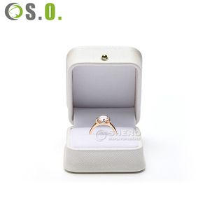 Luxury <b>Ring</b> Necklace Earrings Bracelet <b>Storage</b> with Suede Lining for Display Jewelry Packing PU Leather Jewelry Box - Product Image 6