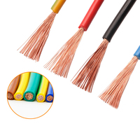 Großhandel 1,5mm 2,5mm 4mm 6mm 10mm BV BVR 300/500V 450/750V Elektrokabel Haushalts draht
