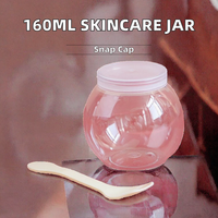 Pot cosmétique de crème glacée d'emballage de soins de la peau de Cosmet en plastique de 160ml 210ml avec la base de pp pour la nourriture et l'utilisation de gâteau