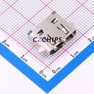 GT-HD003A-CNNG1 HDMI Connector Through hole Component (THT) Connector HDMI-A Female 19P Sink Board - Product Image 1