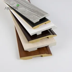 Apolloxy Decor خطوط تنورة من خشب البوليسترين الخشبي متعدد الأشكال والحجم للزينة قوالب تاج من خشب ليفي متوسط الكثافة خط تنورة من البوليسترين