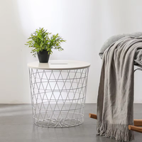 Table basse en métal au design moderne et minimaliste, table d'appoint convertible et durable, facile à nettoyer, meubles de maison