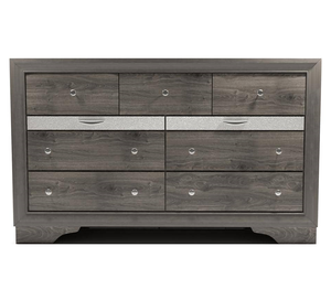 Mueble de Madera Moderno para Sala de Estar, Zapatero con Cajón Oculto para Joyas, Detalles Plateados con Diseño de Cola de Golondrina, Perillas Redondas, Color Gris - Product Image 6