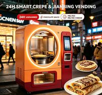 Máquina Expendedora Inteligente de Comida Callejera con Múltiples Métodos de Pago, Compatible con la Producción de Jianbing, Guozhi y Crepas con Salsa de Chocolate