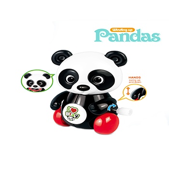 Оптовая цена, хорошее качество, пластиковые заводные игрушки панды, заводные игрушки животных