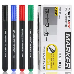 Custom Colorful Eco Erasable White Board PAINT MARKERS Pens Set Customized Dry Erase Whiteboard Markers For Whiteboard