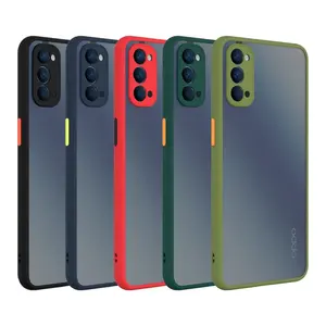 Mobiele Accessoires 2020 Rook Matte Gsm Behuizing Tpu Pc Telefoon Geval Back Cover Voor Oppo Reno4 5G Reno 4 pro 3 Ace 2 A5 A9 A91