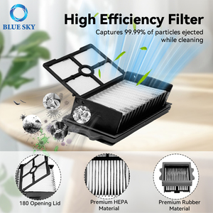 Kit de brosse rotative et de filtre pour <span class=keywords><strong>aspirateur</strong></span> compatible avec Tineco Floor One S9 Artist Pro / S7 Stretch / S6 Stretch / i5 I6 Stretch - Product Image 4