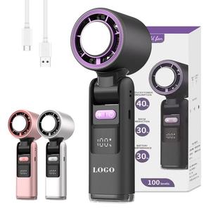 0728 Hot Selling Fan with Digital Display Real Time Speed Reading for <b>Office</b> <b>Desk</b> Personal Use - Product Image 4