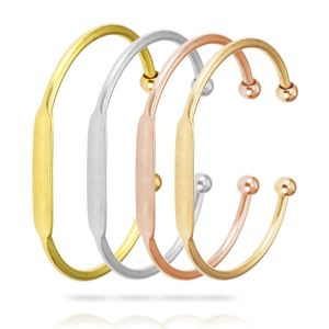 Customized Name Brass Personalized Thin Copper Cuff <b>Bangle</b> Chunky Bracelet <b>for</b> <b>Men</b> - Product Image 2