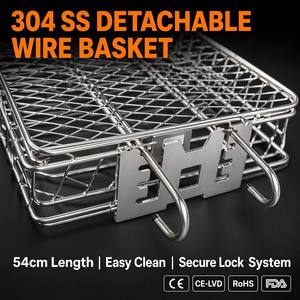 Support de rôtissoire démontable en acier inoxydable 304, 129 cm, moteur 15W, rotation automatique pour agneau et cochon entiers, CE-EMC CE-LVD, économie de transport - Product Image 5