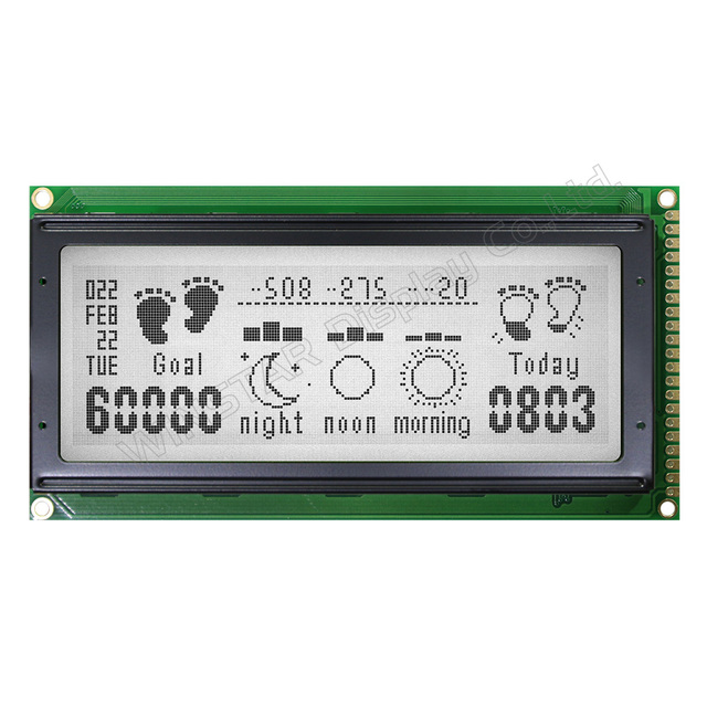 192x64 LCD Graphic Displays WG19264D Operating Temperature -20°C+70°C 3.98 Inch Industrial Instrument