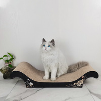 ICLE Chaise royale multifonctionnelle Lit pour chat Design en papier ondulé avec matériau en carton Meubles à gratter pour chat de style montagne