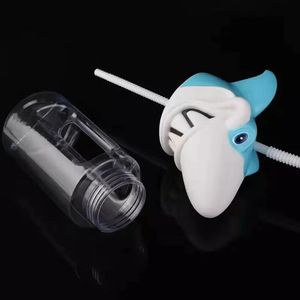 Ly uống nước hoạt hình 3D tùy chỉnh hình cá mập cá sấu có đế đèn LED nhấp nháy dùng cho lễ hội và tiệc tùng, chất liệu nhựa - Product Image 5