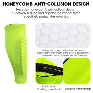 Protector <span class=keywords><strong>de</strong></span> <span class=keywords><strong>Espinilleras</strong></span> <span class=keywords><strong>de</strong></span> Fútbol <span class=keywords><strong>de</strong></span> Alta Calidad con Diseño <span class=keywords><strong>de</strong></span> Panal <span class=keywords><strong>de</strong></span> Abeja Personalizado - Product Image 4