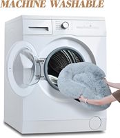 Lit apaisant pour chien et chat Anti-anxiété beignet câlin réchauffement confortable doux moelleux fausse fourrure coussin en peluche lit