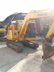 Excavateur Komatsu PC70 d'occasion Mini-pelleteuse hydraulique Komatsu PC78us de 7 tonnes sur chenilles pour les travaux de mini et municipaux - Product Image 2