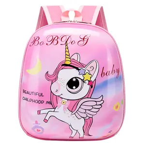 3D Cartoon Children's School Backpack Cute Lightweight Animal Eggshell Girl School Bags Waterproof Unicorn Kids Backpack