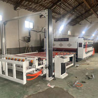 Machine de découpe et d'impression flexographique ZH-YSF-D, imprimante flexographique automatique 4 couleurs, machine à rainurer, machine d'impression de boîtes en carton