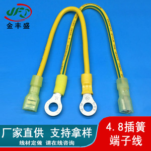 JFS FDFN1.25-187 Insulated Spring Terminal Wire 1P Quick Disconnect Battery Connector For Photovoltaic Systems - Product Image 2