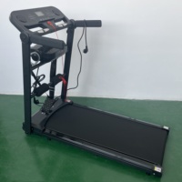 Caminadora Eléctrica Plegable Multifuncional con Masajeador, Capacidad de 100 kg, Pantalla LED, para Entrenamiento Cardiovascular en Casa