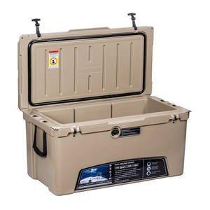 กล่องเก็บความเย็นแบบโรโตโมลด์ Kuer ขนาด 110 ควอร์ต กล่องน้ำแข็งพกพาสำหรับกิจกรรมกลางแจ้ง เก็บความเย็นได้นาน 20 วัน - Product Image 1