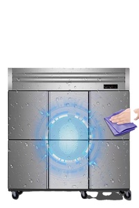 Réfrigérateur commercial vertical professionnel à 6 portes en acier inoxydable, écoénergétique - Product Image 4