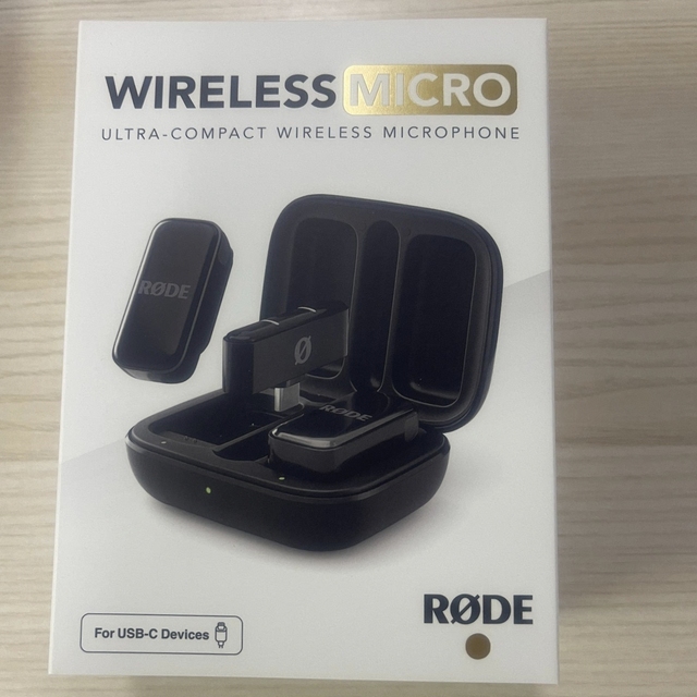 Rode Super Compact Lavalier Wireless Microphone with Light-weight Design Type C Connector up to 21 Hours Battery Life