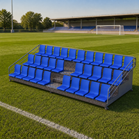 Tribunes modulaires temporaires en métal pour événements sportifs, gradins en acier pour stades extérieurs