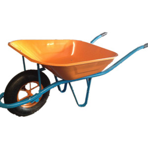 <span class=keywords><strong>Carretilla</strong></span> de Construcción y Jardín de 85L con <span class=keywords><strong>Rueda</strong></span> Neumática, Plateada, de Hierro Reforzado, Personalizada OEM/ODM/OBM, Shandong - Product Image 6