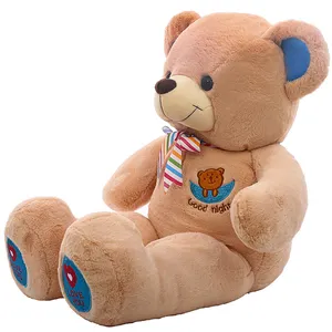 卖得很好外观漂亮的塔迪熊大尺寸小熊卡通枕头玩具