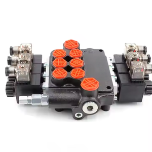Électrovanne de commande directionnelle P80 Prix hydraulique Vanne monobloc à 3 bobines | Série P80 | Usine directe - Product Image 2