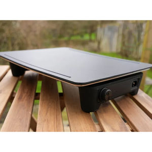 Rookloze elektrische grillpan voor binnen met verwijderbare bodem, antiaanbaklaag, grote capaciteit, draagbare BBQ-plaat - Product Image 1