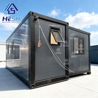 Maison préfabriquée personnalisée, petite, extensible, en conteneur de 20 pieds ou 40 pieds, préfabriquée, maison extérieure, 5 chambres, maison modulaire