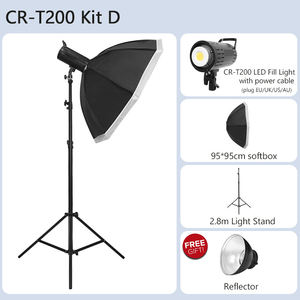 Kit d'éclairage LED continu SL60W 200W 5600K Vlog Sunlight Lamp Softbox pour diffusion vidéo en direct en <span class=keywords><strong>studio</strong></span> - Product Image 6
