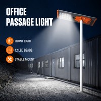 Lampadaire solaire IP66 avec panneau mono et batterie LiFePO4 longue durée, autonomie de 5 jours de pluie pour autoroutes, voies express et routes principales