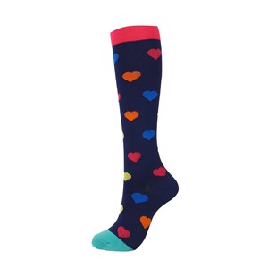 <span class=keywords><strong>Calcetines</strong></span> de Compresión Coloridos de 20-30 mmHG hasta la Rodilla para <span class=keywords><strong>Hombre</strong></span> y Mujer, Antibacterianos, Absorbentes del Sudor, Ideales para Enfermería, Otoño - Product Image 2
