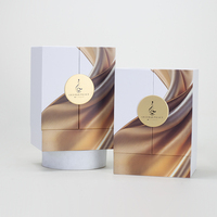 Boîte à cosmétiques en carton de luxe personnalisée avec flacon en verre vide de 50 ml et emballage cadeau magnétique sécurisé